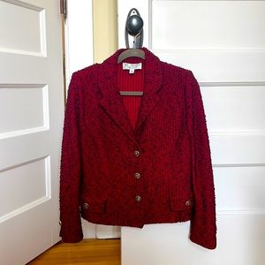 ❌❌ SOLD - Vintage St. John tweed knit blazer